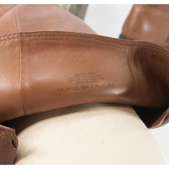 Tory Burch Rustic Brown Jolie Riding Boots 6 - Picture 5 of 7